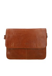 Gusti Leder PHARELL - Umhängetasche - honey brown