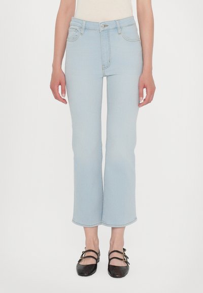 FRAME THE REBOOT CROP - Jean bootcut - light blue