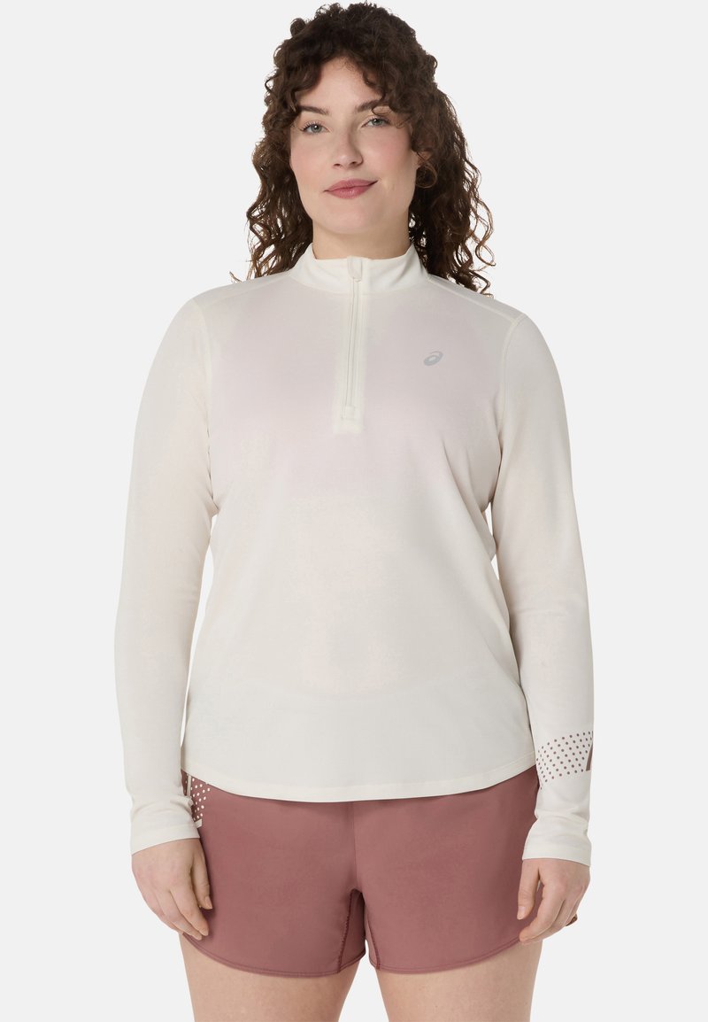 ASICS ICON 1/2 ZIP LS - Sports T-shirts - cream