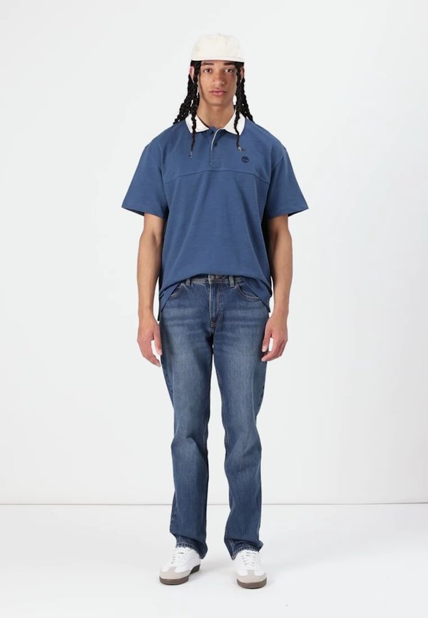 TEXTURED DARK  - Polo shirt - dark denim4