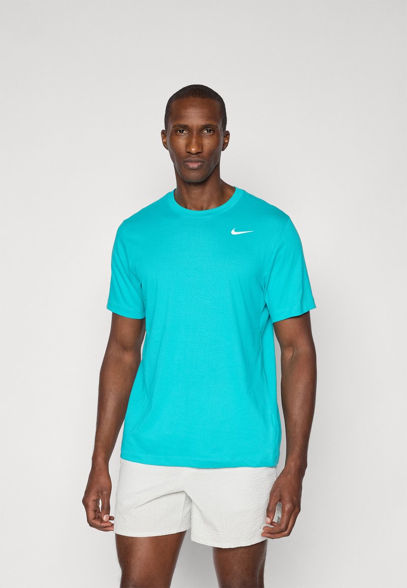 Nike Performance - TEE CREW SOLID - Sports T-shirt - dusty cactus/white, Enlarge