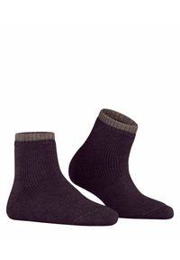 FALKE COSY PLUSH - Socken - granat mel