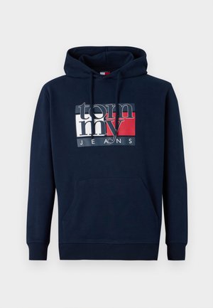 Tommy Jeans REG FLAG - Sweatshirt - dark night navy