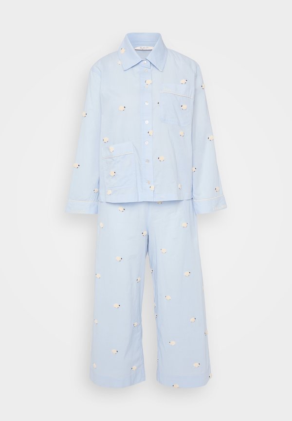 SHEEP SLEEPWEAR BUTTON DOWN PJ - Pyjama set - sky4