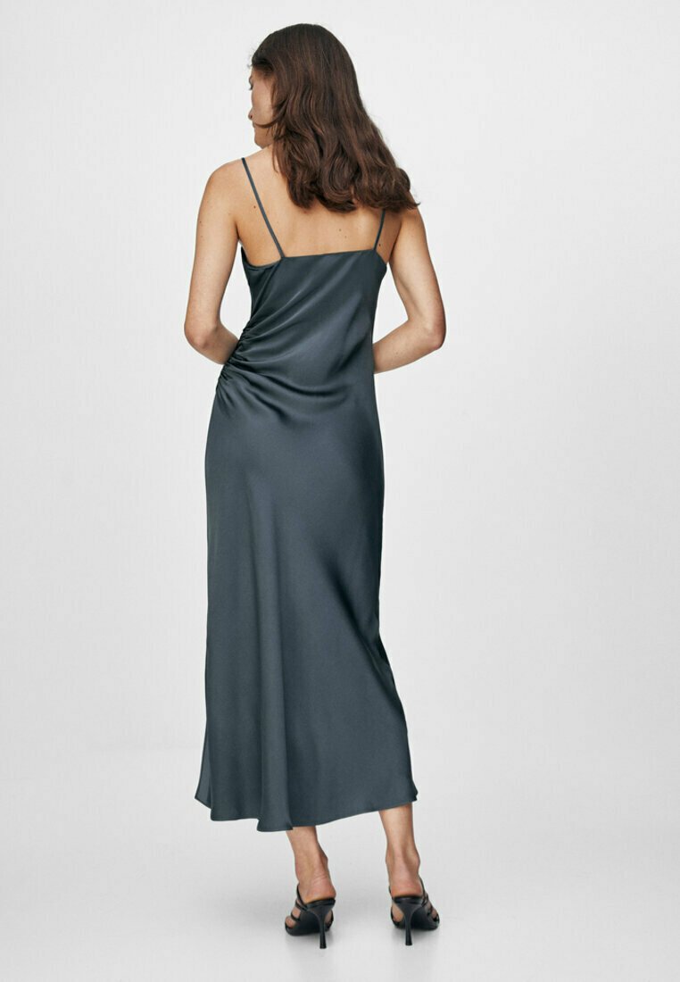 Massimo Dutti Vestito lungo - dark grey/grigio scuro - Zalando.it