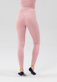 Even&Odd active ESSENTIAL 2 PACK FULL LENGTH HIGH RISE LEGGINGS - Leggings - black/mauve