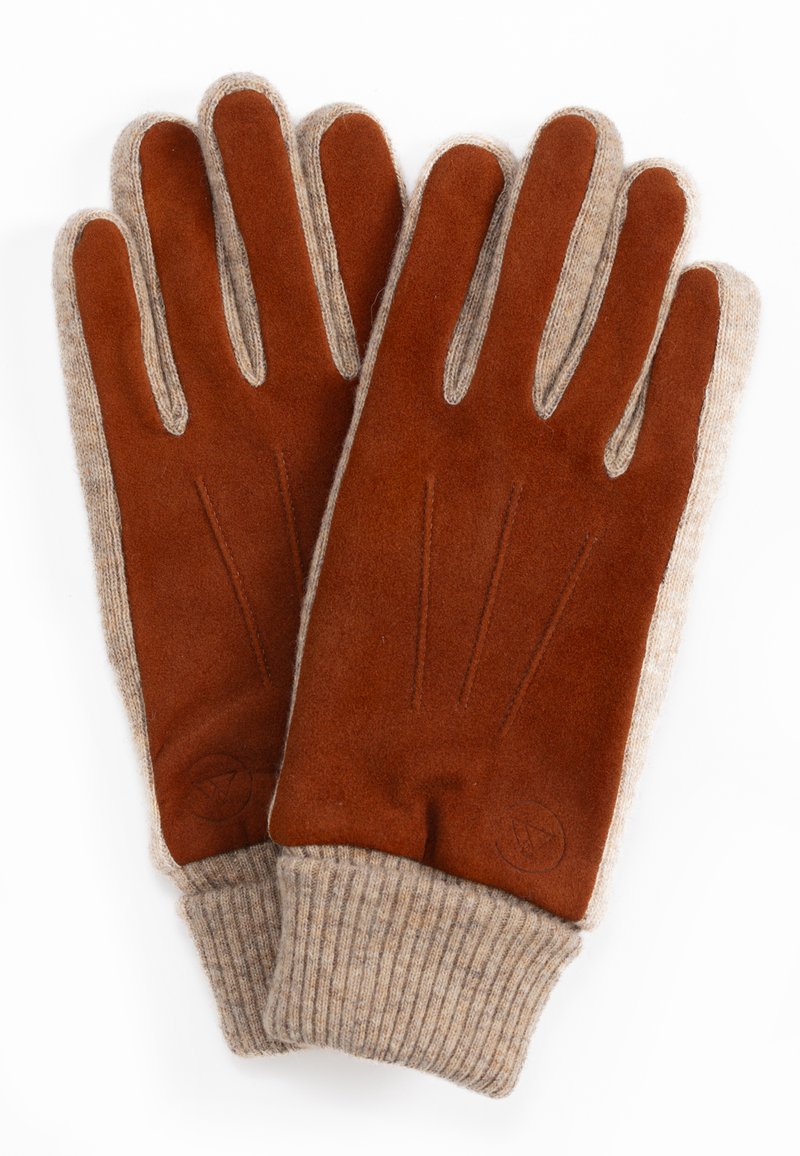 CASH-MERE Rukavice - braun beige