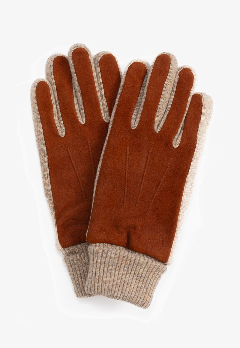 CASH-MERE Rukavice - braun beige