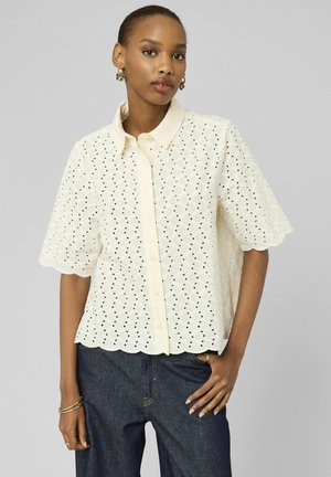 EN BRODERIE ANGLAISE - Chemisier - ecru