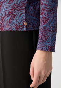Scotch & Soda ALL OVER PRINTED MOCK NECK - Longsleeve - lake blue