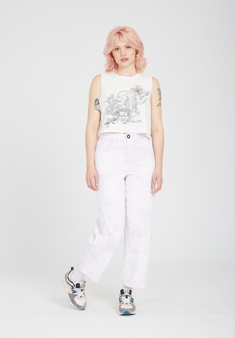 Volcom Straight leg jeans paars Volcom Straight leg jeans paars