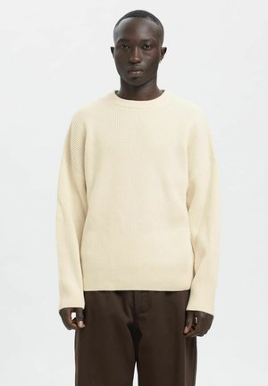 PULLOVER - Strikkegenser - snow white