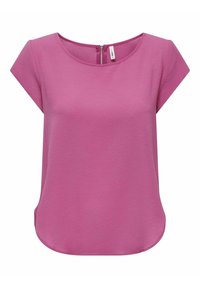 S/S SOLID NOOS PTM - Lihtne T-särk - raspberry rose