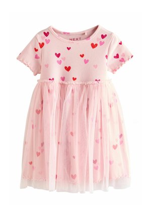 REGULAR FIT - Pulóverruha - pink hearts