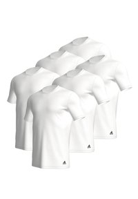 adidas Performance MULTIPACK 6ER PACK RUND AUSSCHNITT LANGLEBIG - Undershirt - white