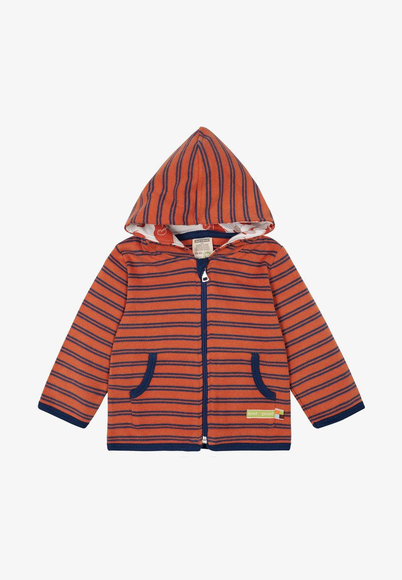 loud + proud GERINGELTE SWEAT - Übergangsjacke - orange