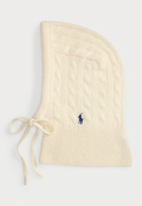 CABLE WOOL CASHMERE HOODED SNOOD - Gorro - cream