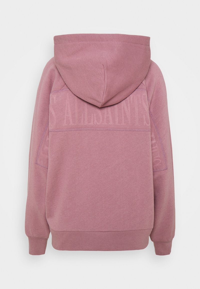 Sweat à Capuche Femme AllSaints Taille M Marron - Fermeture éclair Intégrale