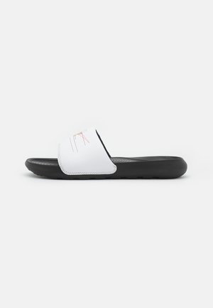 VICTORI ONE SLIDE PRINT - Mules - summit white/metallic gold/orange/black