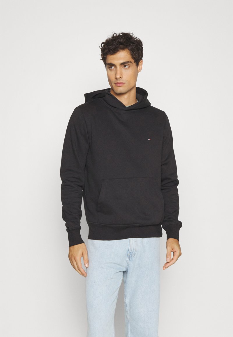 Tommy Hilfiger FLAG LOGO HOODY - Sweatshirt - black