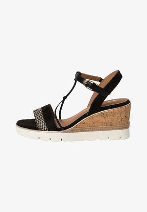 Tamaris, Plateausandaler - black