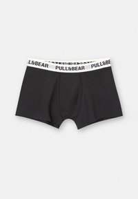 Boxeri scurți din bumbac negru cu un brâu elastic alb pe care este imprimat "PULL&BEAR" în negru. Design simplu, cu o potrivire strânsă.