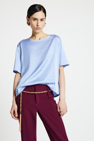 TINTA UNITA - T-shirt basic - celeste medio