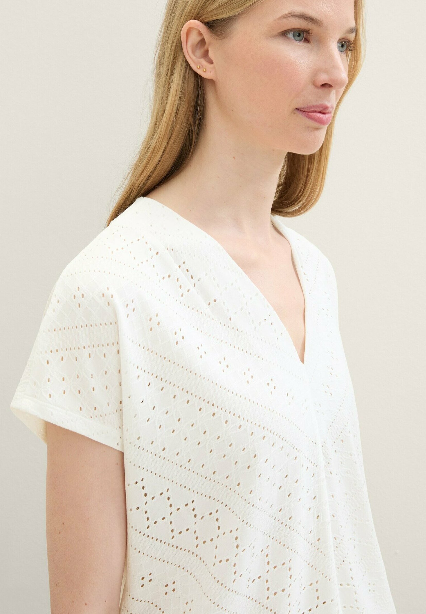 TOM TAILOR Damen Basic T-Shirt – Aus Baumwolle-Modal, Slim Fit, Nachhaltig (BE PART)