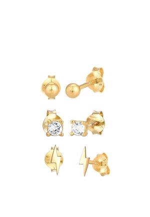 FLASH CRYSTAL 3 PACK - Pendientes - gold-coloured