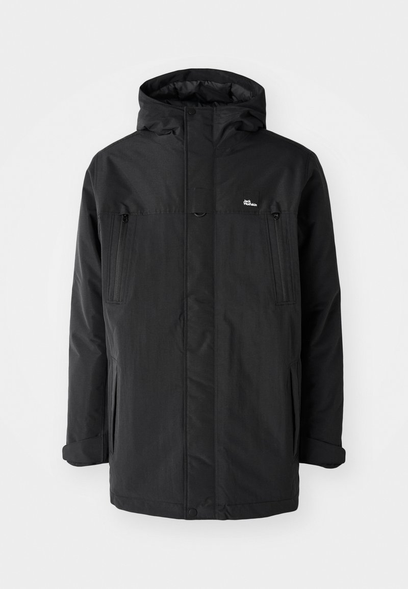 Jack Wolfskin Regenjas zwart