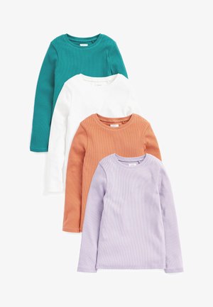 4 PACK RIB LONG SLEEVE - T-shirt à manches longues - green