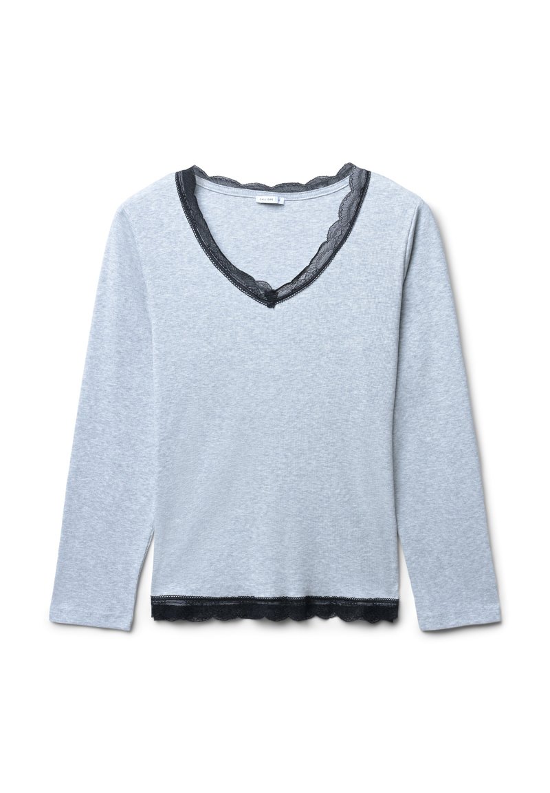 Mini Short En Coton Doux Gris Mélangé | Athleisure | PLT FR