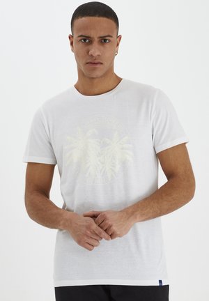 DAVIS - Camiseta estampada - bright white