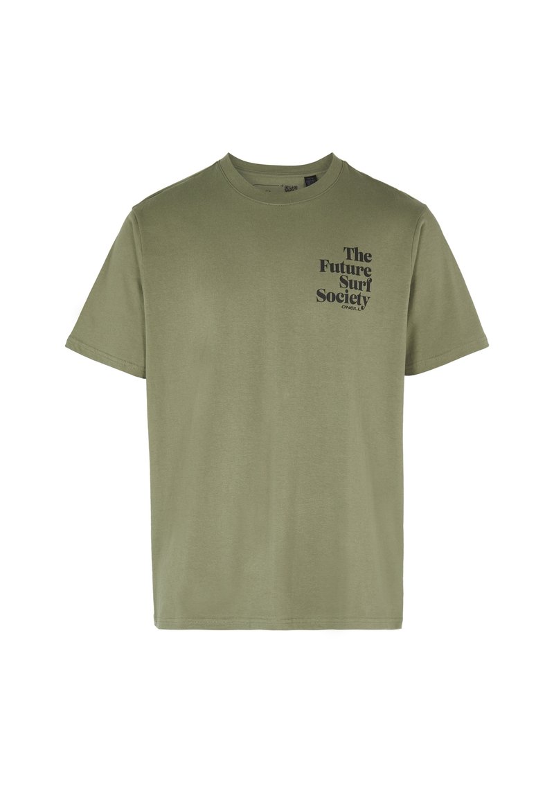 O’Neill T-shirt print groen