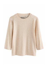 SOFT TOUCH LENGTH SLEEVE CREW NECK  - Pitkähihainen paita - oatmeal