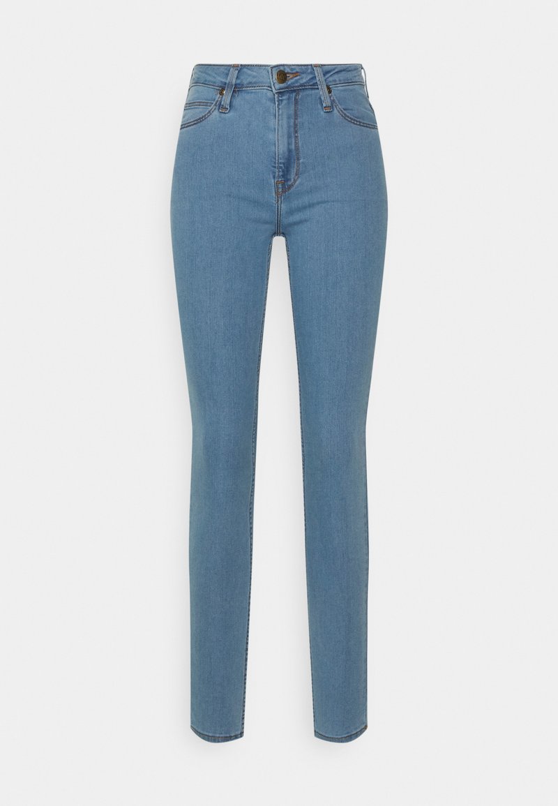 Lee SCARLETT HIGH - Jeans Skinny Fit - clean light/blue denim - Zalando.de