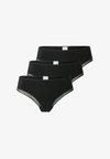 95/5 MODERN COTTON - 3ER PACK - Tanga - schwarz