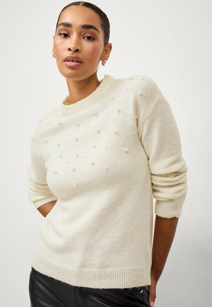 Strickpullover - weiß