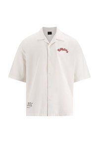 DON WOLF DRAGON PRINTED CAMP - Košile - white