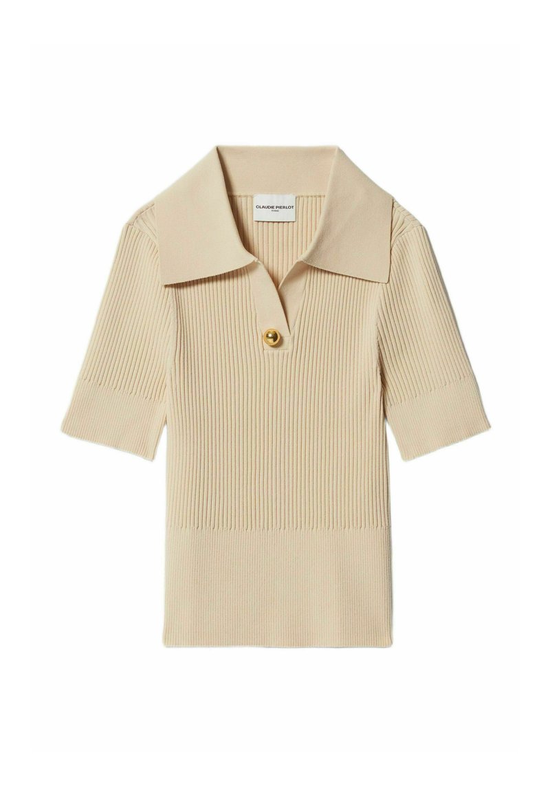CLAUDIE PIERLOT Poloshirt beige
