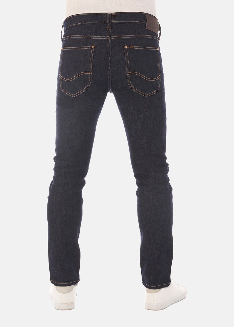 Lee LUKE - Jeans Tapered Fit - dark-blue denim/rinsed denim - Zalando