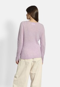 Just Cashmere Strickpullover - mauve chiné