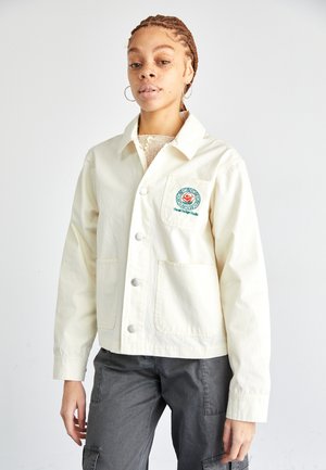 Obey Clothing ROSE CHORE JACKET - Lehká bunda - whisper white