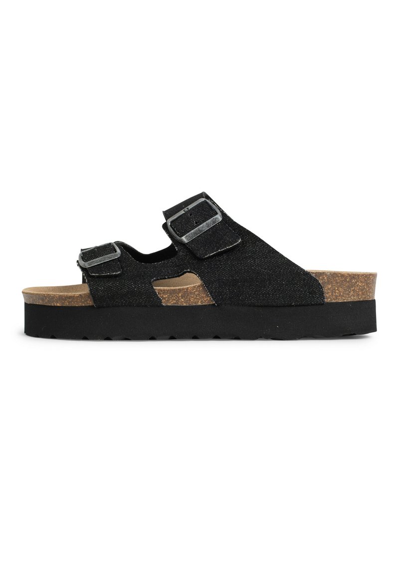Damen Sneaker | SUNBAY DUNIA Pantolette flach black/schwarz - IO44551 Damen Sneaker | SUNBAY DUNIA Pantolette flach black/schwarz - IO44551