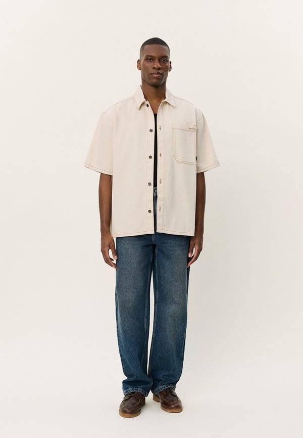 JUAN CONTRAST SHIRT - Shirt - ivory