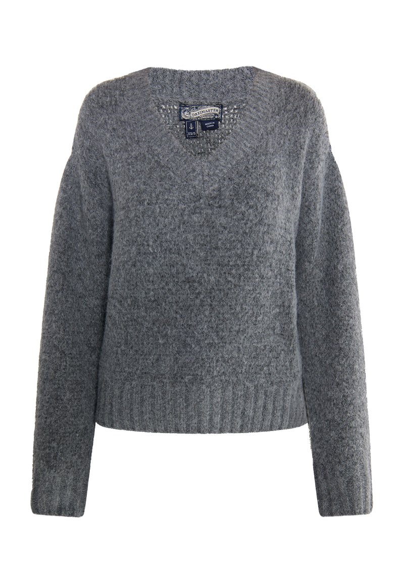 dreimaster Trui grijs gemêleerd