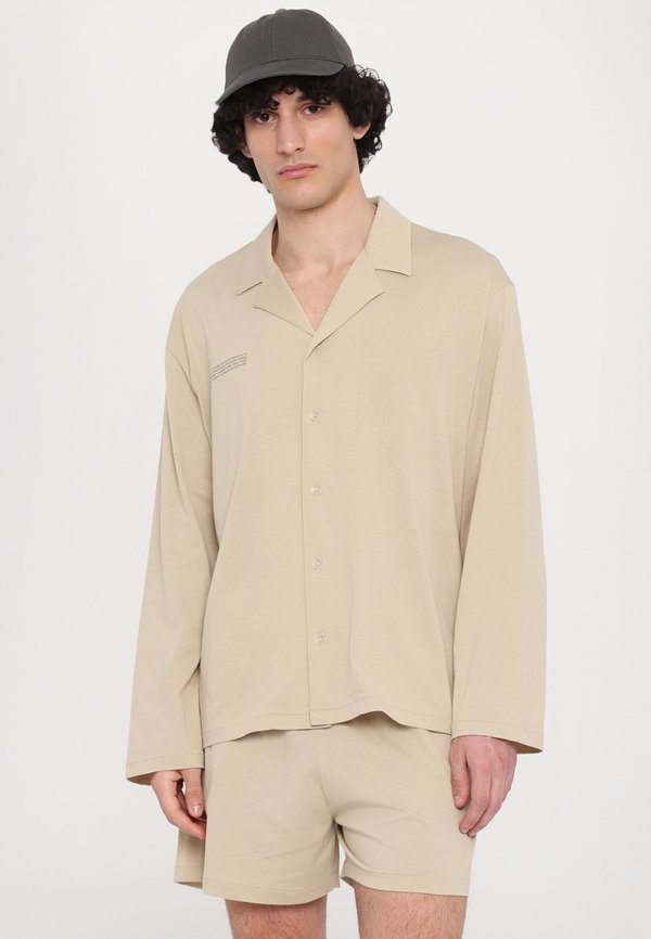 LIGHTWEIGHT SHORT SET - Pyjama top - maitake beige4