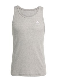 ESS TANK - Top - medium grey heather white