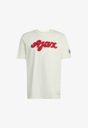 adidas Performance, ADIDAS PERFORMANCE AJAX AMSTERDAM US T-SHIRT - Article de supporter d'équipe de club - off white