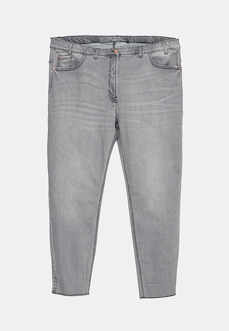 Ulla Popken Slim fit jeans grijs Ulla Popken Slim fit jeans grijs